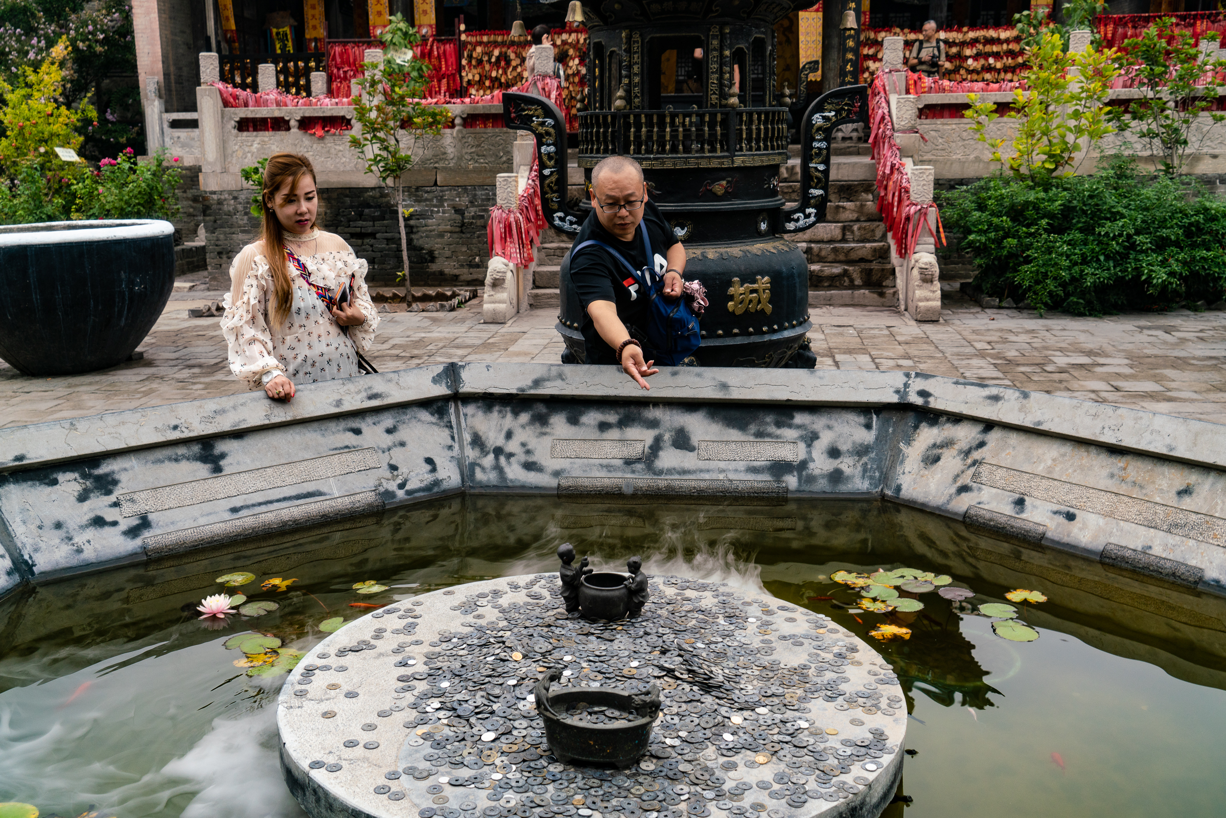 Confucius Shrine fountain