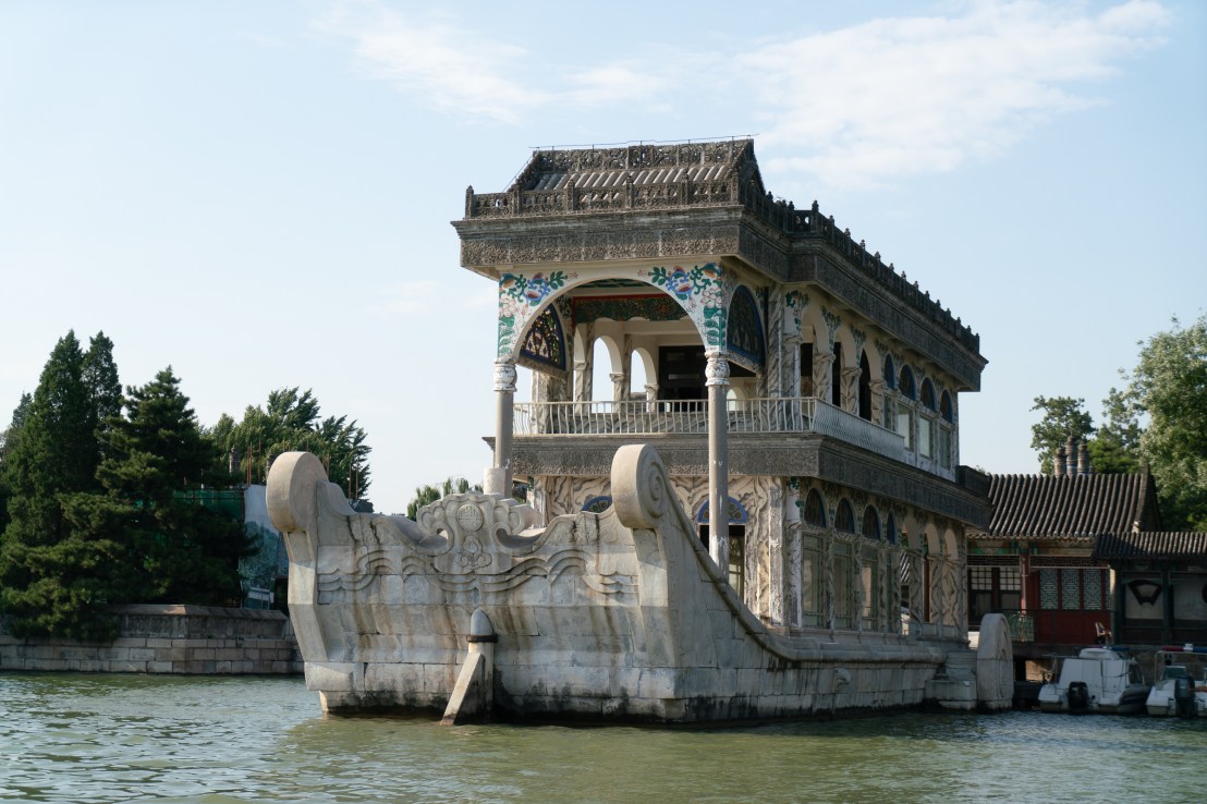 Summer Palace - marble river boat