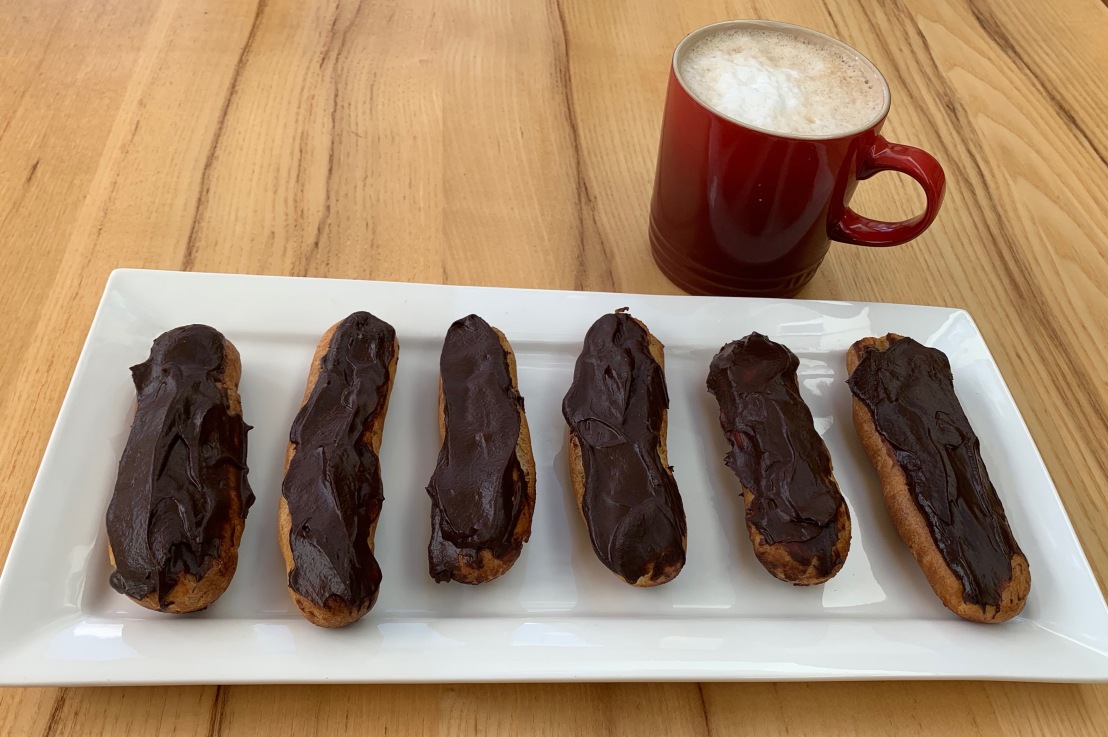 Around the world in 80 bakes, no.14: chocolate eclairs from France