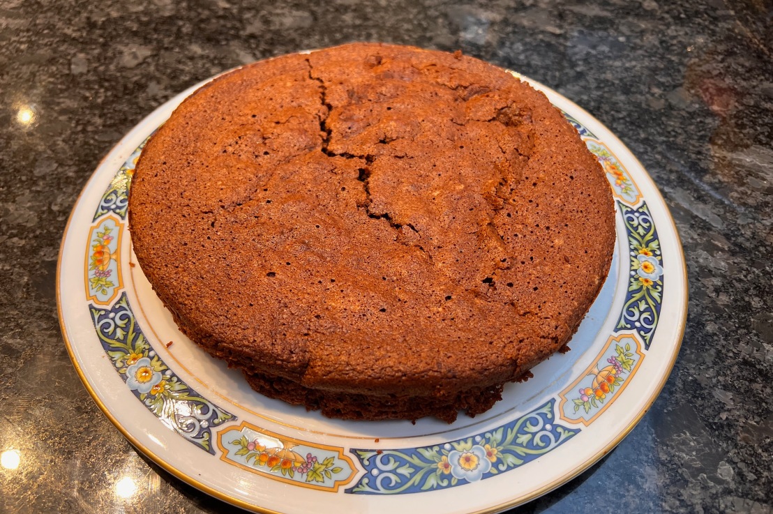 Flourless chocolate and almond cake for Passover