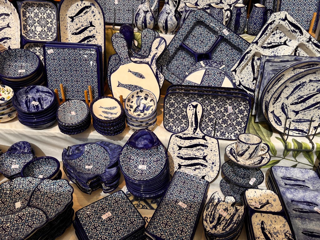 Tiles on sale at Mercado do Bolhão