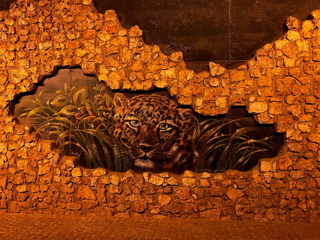 Mural in tunnel by the Coulee Verte