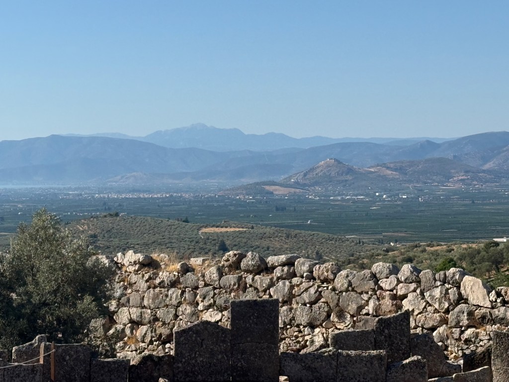 Argos seen from Mycenae