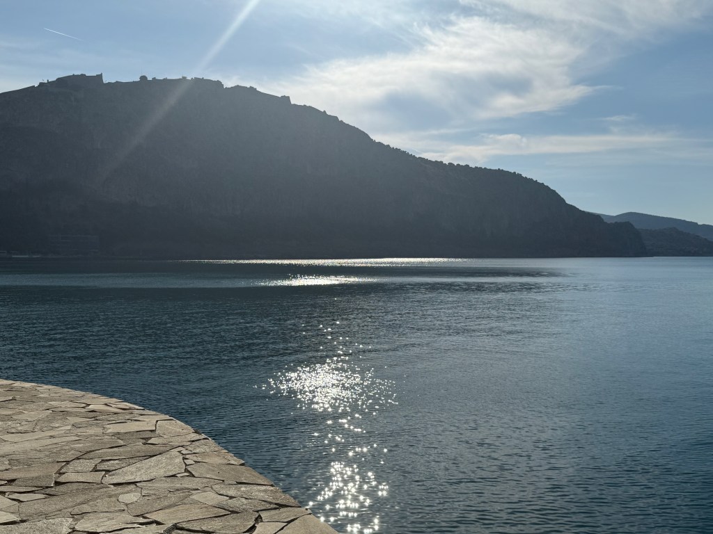 View from path to Paralia Arvanitias